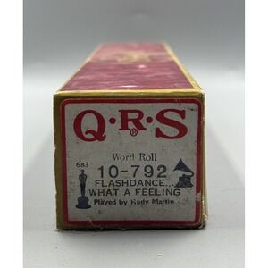 QRS Piano Roll‎ 10–792 Flashdance What A Feeling Movie Academy Award